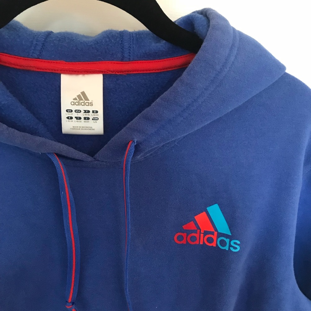 Blue Adidas Hoodie